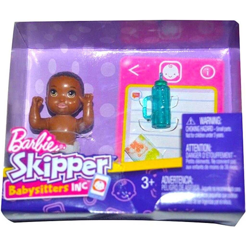 Barbie Skipper Babysitters: barna bőrű kisbaba - 1. Kép