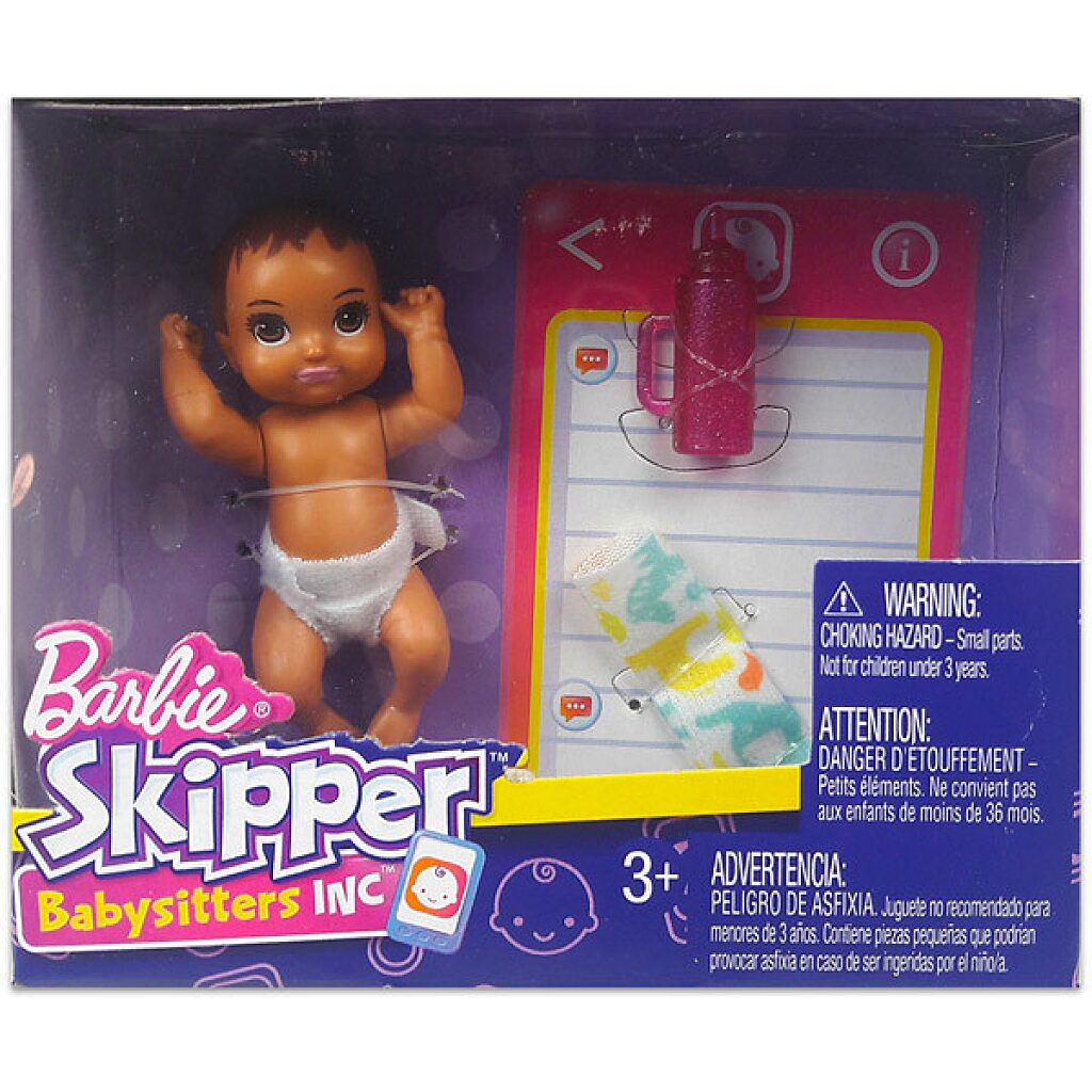 Barbie Skipper Babysitters: Sötétbarna hajú kisbaba - 1. Kép