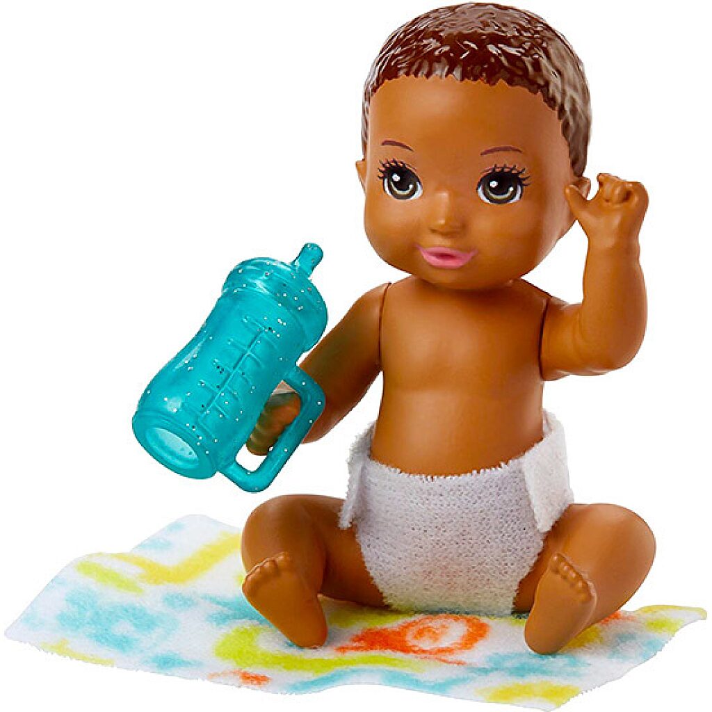 Barbie Skipper Babysitters: sötétbarna hajú kisfiú baba - 1. Kép