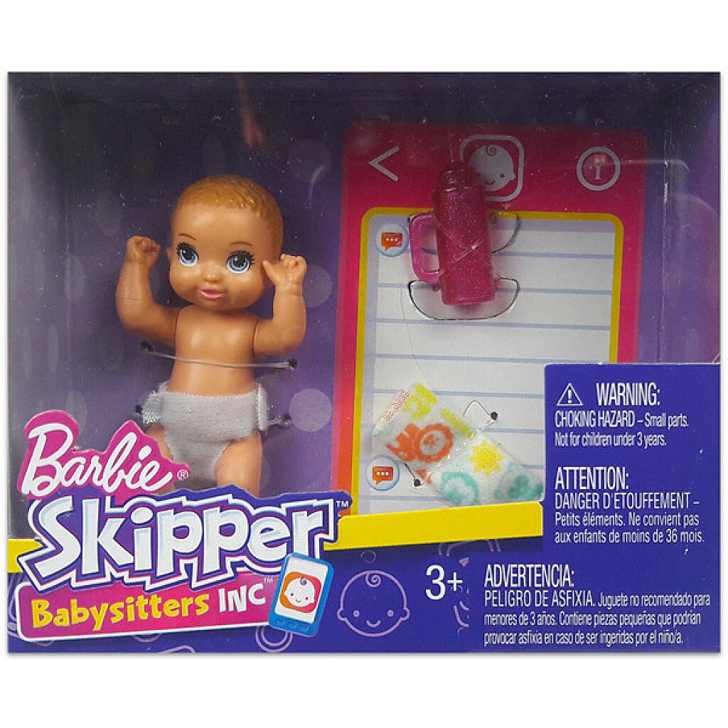 Barbie Skipper Babysitters: Világosbarna hajú kisbaba - 1. Kép