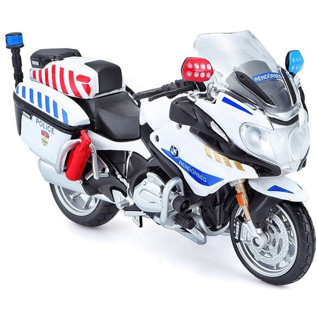 Bburago rendőrmotor 1:18 - kék