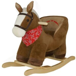 Beleülős Bébi Hintapóni – sötétbarna - 1. Kép