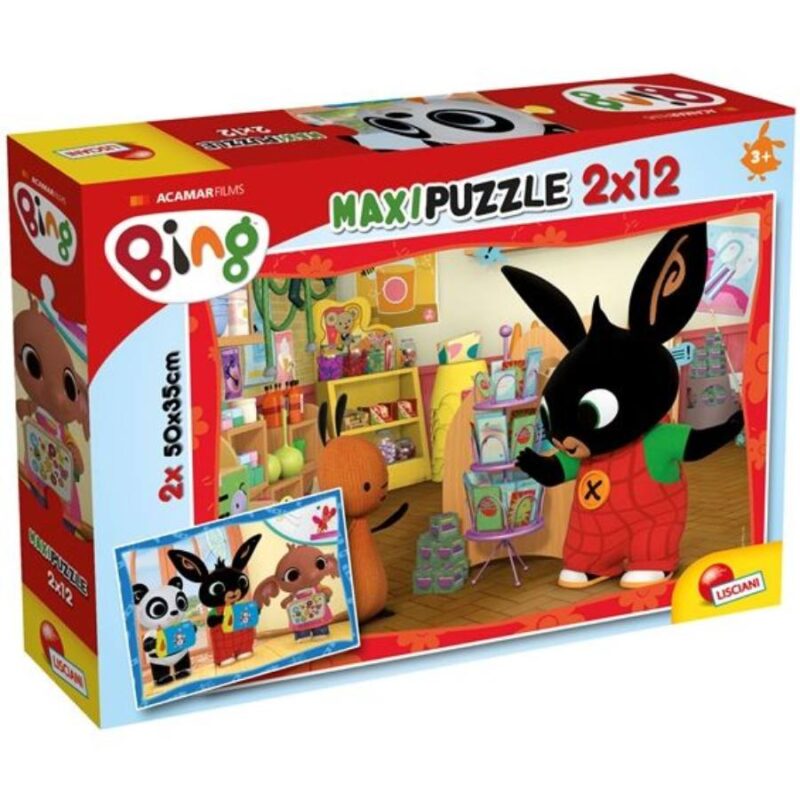 Bing 2x12 db-os maxi puzzle - Bing az iskolában - 5. Kép
