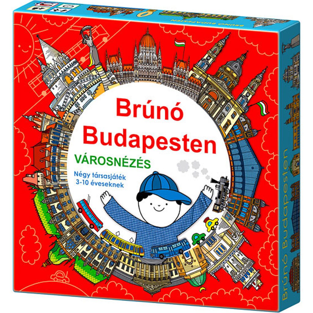 Brúnó Budapesten társasjáték - 1. Kép