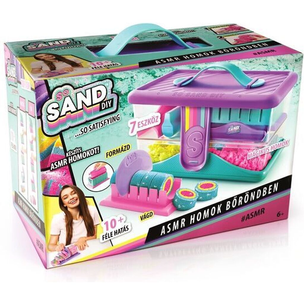 Canal Toys: So Sand ASMR mágikus homokkészítő nagy szett bőröndben - 1. Kép
