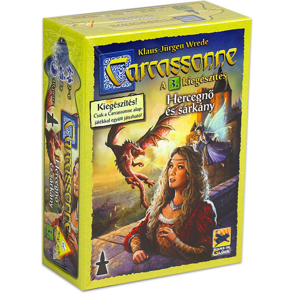Carcassonne: a 3. kiegészítés - Hercegnő és sárkány társasjáték - 1. Kép