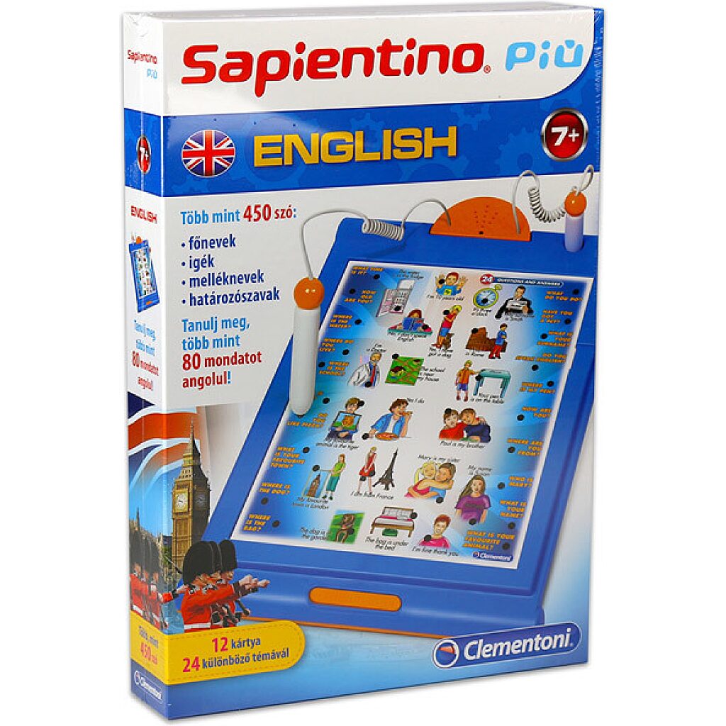 Clementoni-Sapientino: Játékos angol - új kiadás - 1. Kép