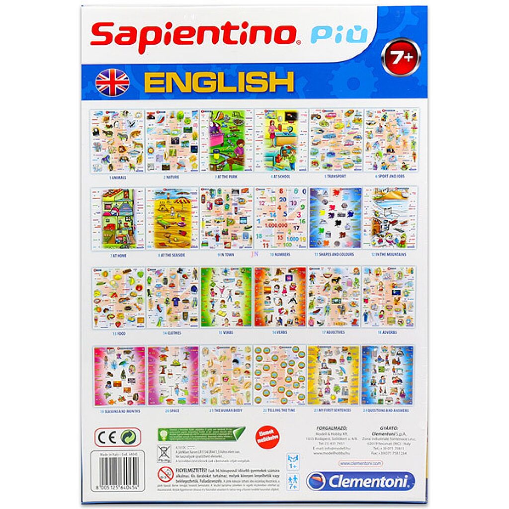 Clementoni-Sapientino: Játékos angol - új kiadás - 3. Kép