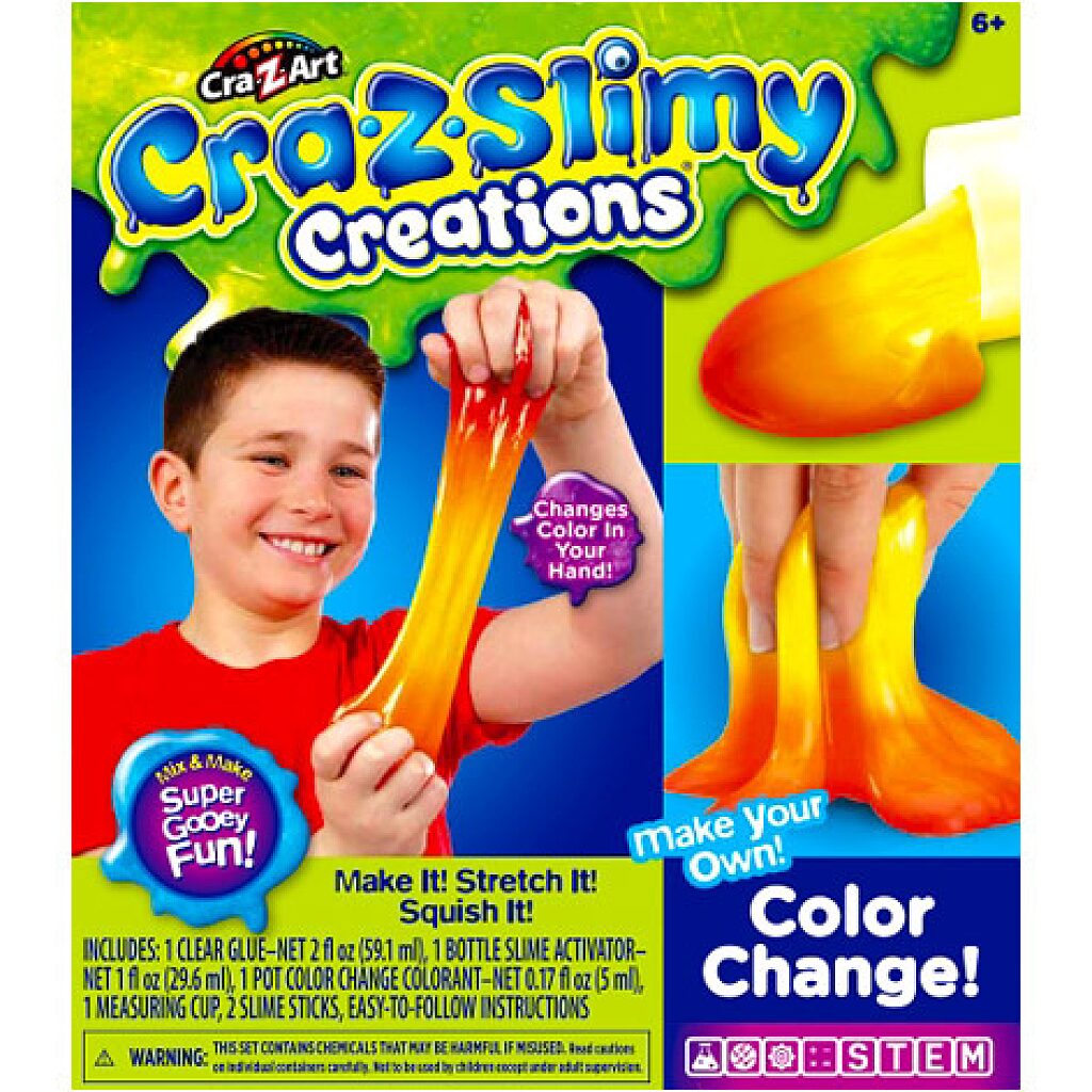 Cra-Z-Slimy: színváltós slime készítő szett - 1. Kép