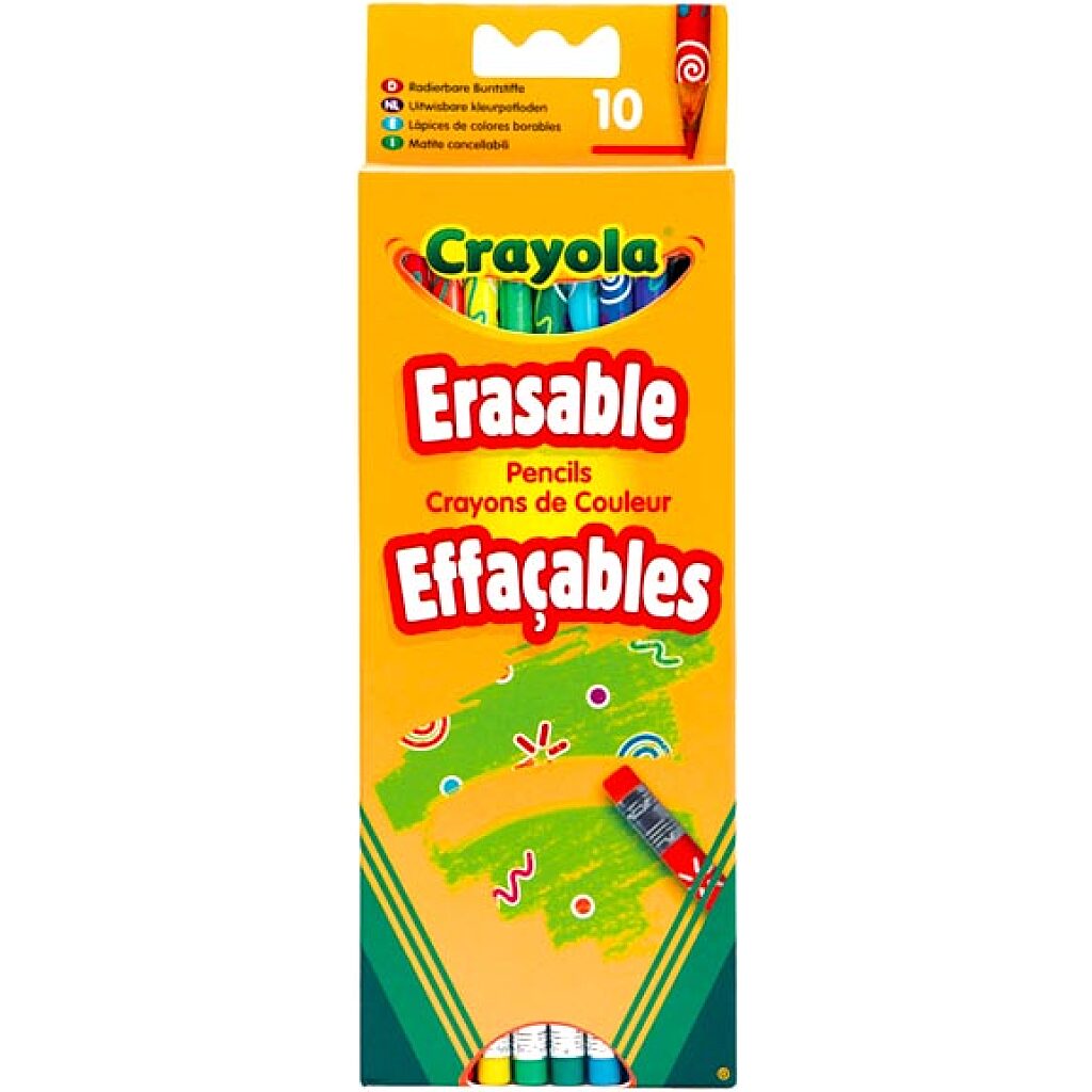 Crayola: 10 db radírvégű színes ceruza - 4. Kép