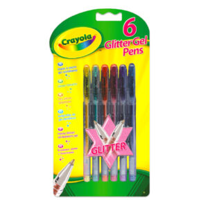 Crayola: 6 darabos csillámos zselés toll - 1. Kép