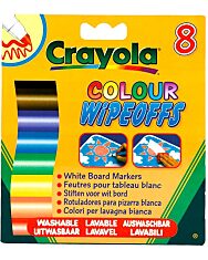Crayola: 8 db lemosható vastag filctoll fehér táblára - 4. Kép