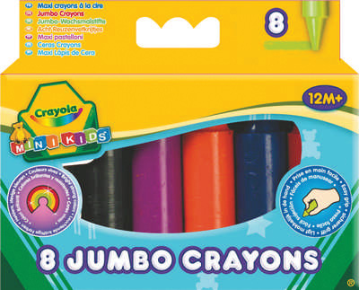 Crayola: 8 db színes tömzsi viaszkréta - 5. Kép