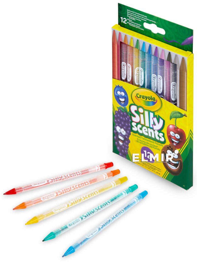 Crayola: Csavard és szagold színes ceruzák - 12db-os - 6. Kép