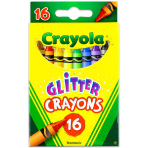Crayola: Csillámos viaszkréta - 16 darabos - 1. Kép