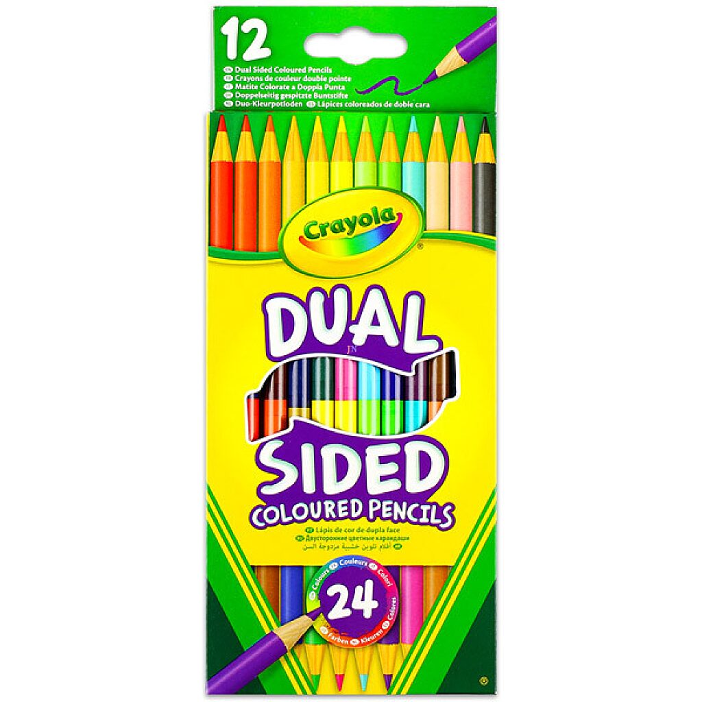 Crayola: Kétvégű színes ceruza - 12 darabos - 1. Kép