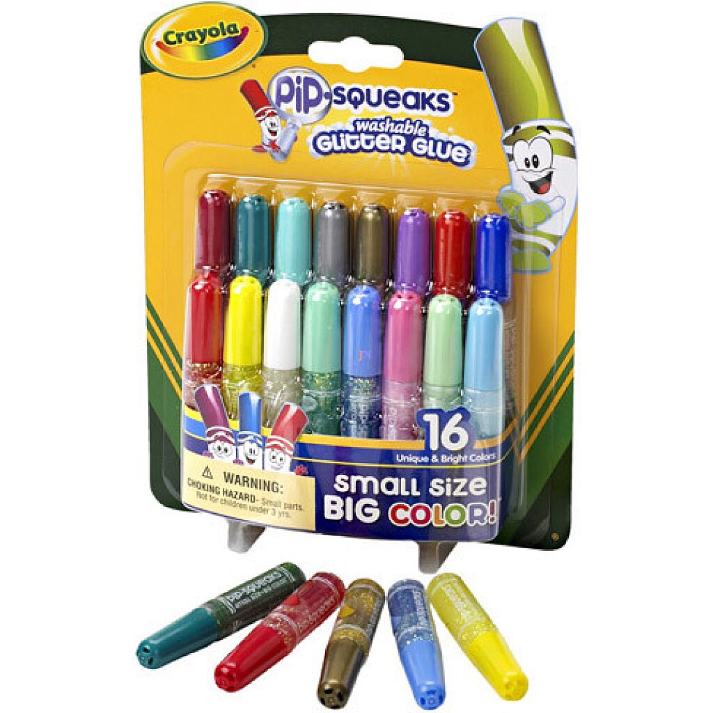 Crayola: Mini csillámos kimosható ragasztó - 16 db - 1. Kép