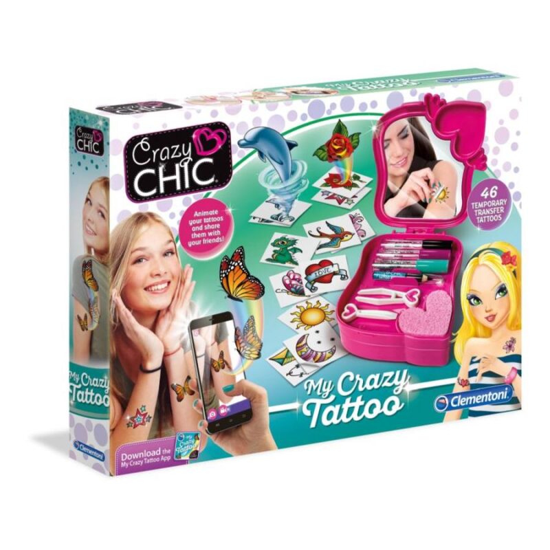 Crazy Chic 3D Tetoválás készlet - Clementoni - 3. Kép
