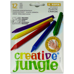 Creative Jungle: 12 darabos plastic zsírkréta