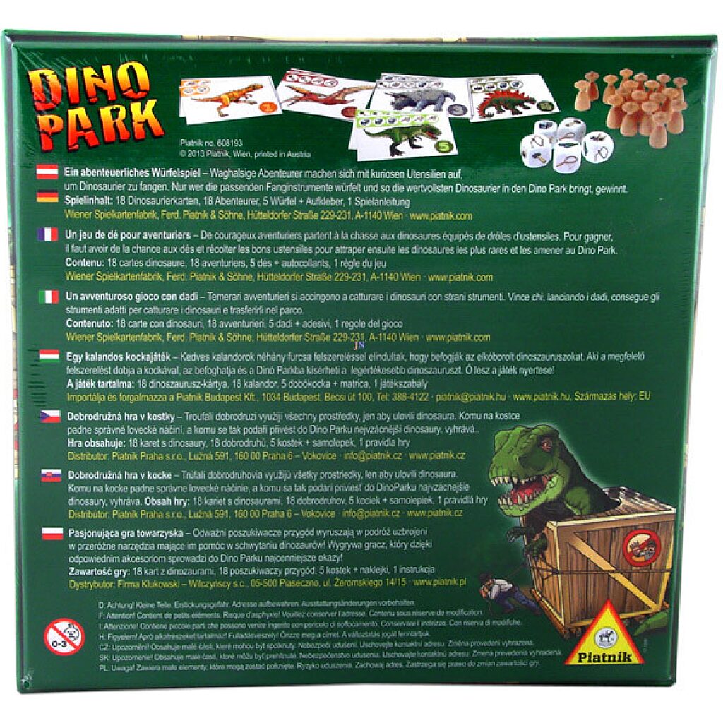 Dino park társasjáték - 2. Kép