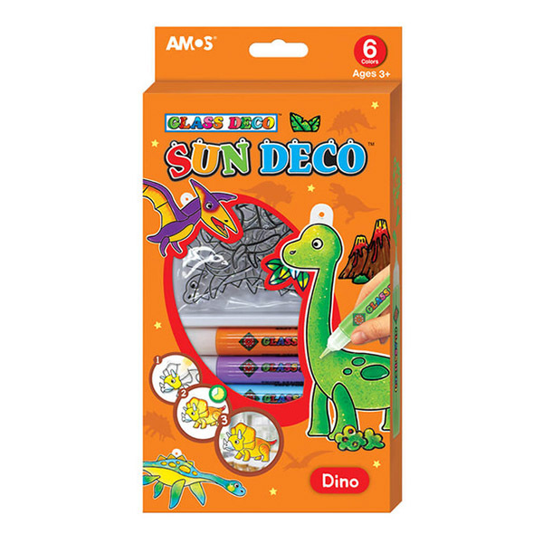 Dínós üvegfólia festék készlet - 1. Kép