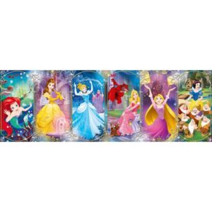 Disney Hercegnők 1000 db-os panoráma puzzle - Clementoni - 3. Kép