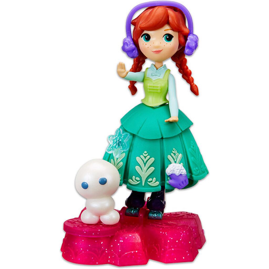 Disney hercegnők Jégvarázs: Mini Anna baba pici hóemberrel - 2. Kép