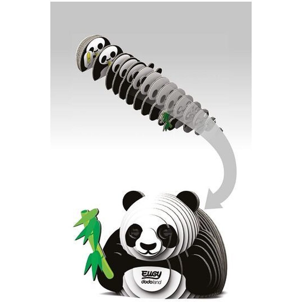 EUGY: Panda 3D puzzle - 2. Kép