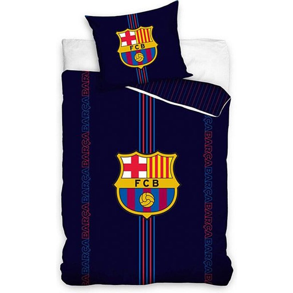FC Barcelona kétrészes ágyneműhuzat garnitúra - fekete - 1. Kép