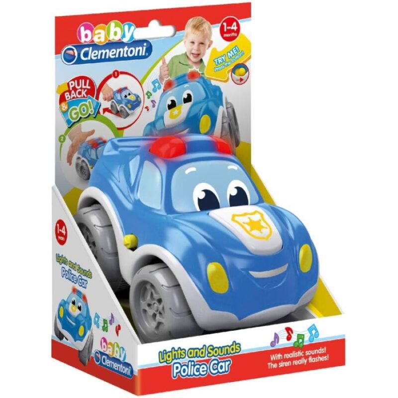 Felhúzható rendőrautó - Clementoni Baby - 6. Kép