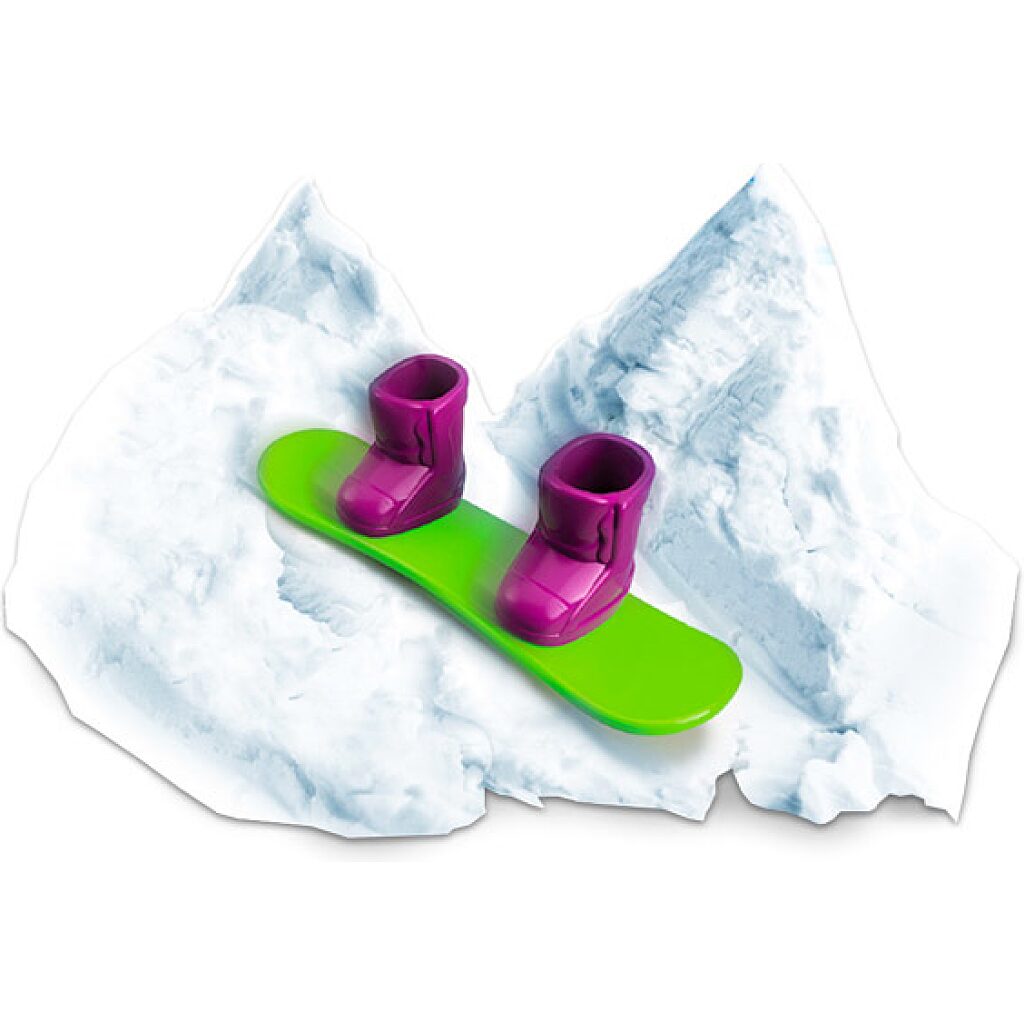 Floof! Hópehely gyurma: Snowboard Park készlet - 120g - 2. Kép
