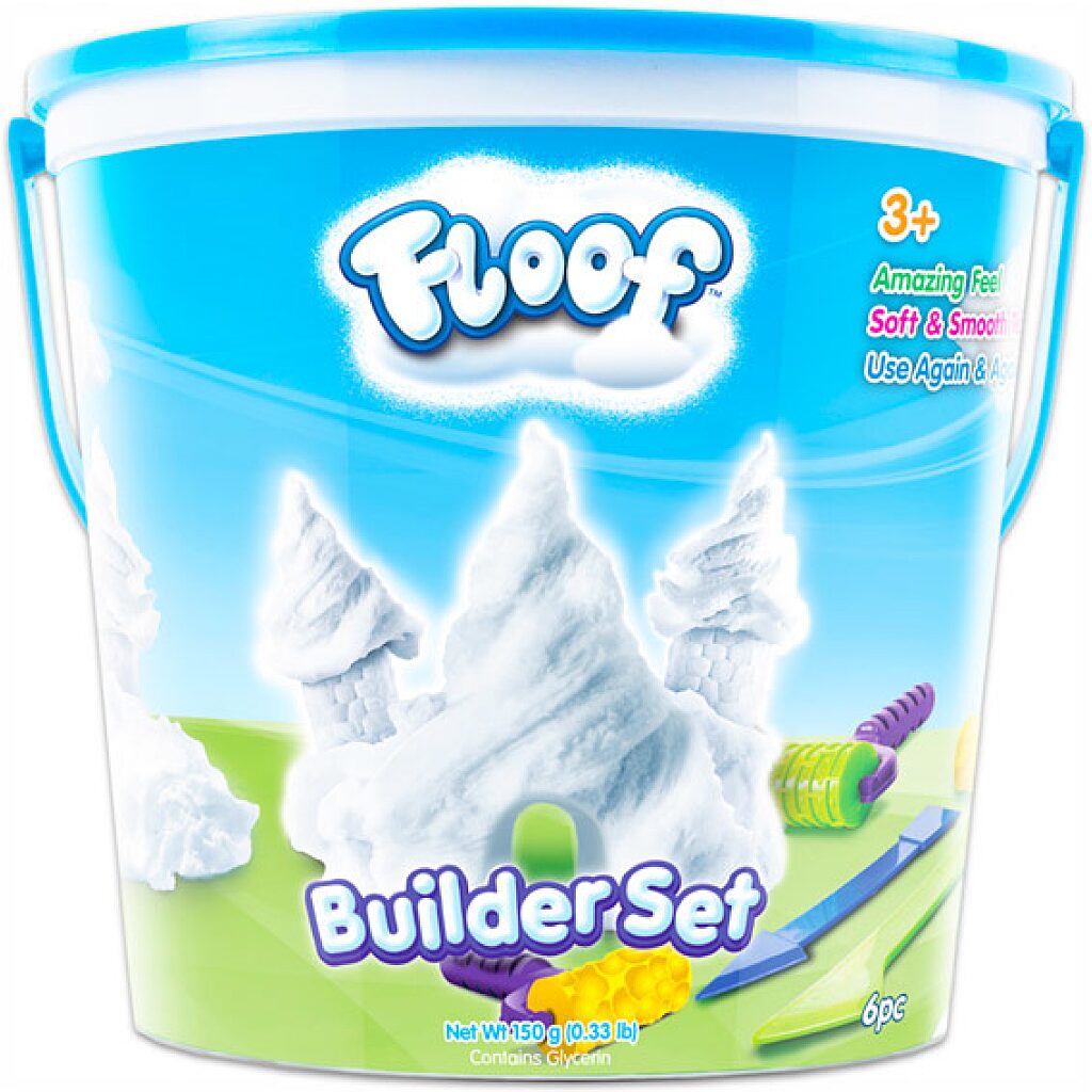 Floof! Hópehely gyurma: vödrös formázó készlet - 150g - 1. Kép