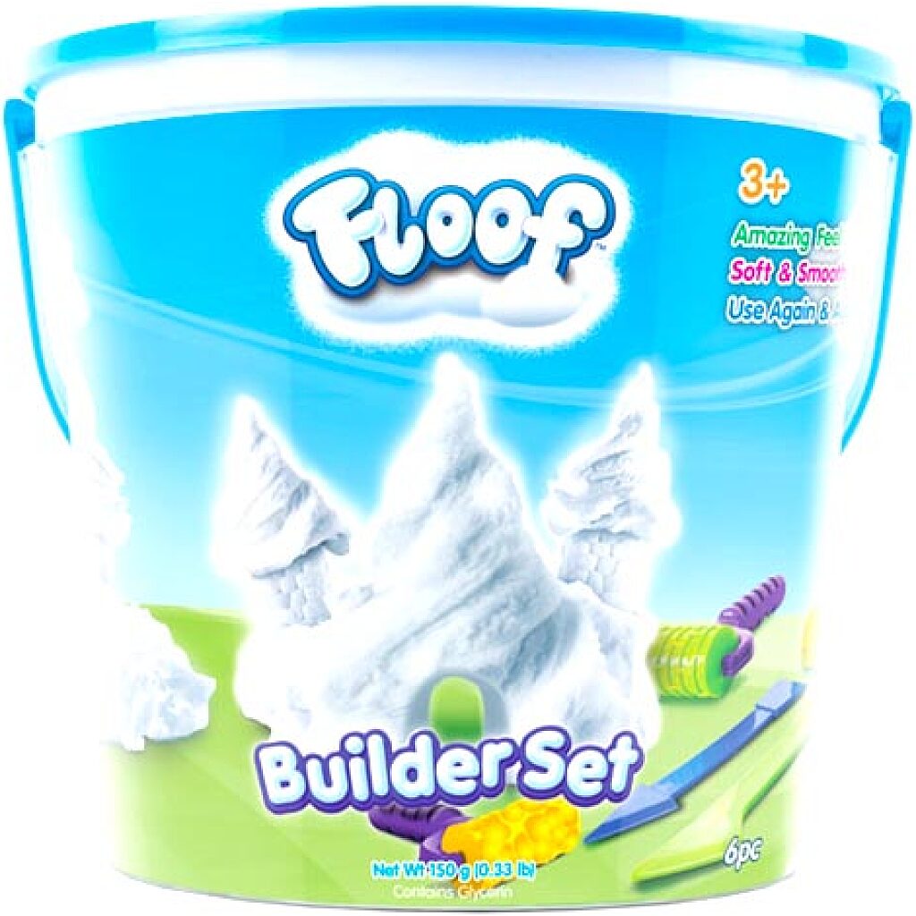 Floof! Hópehely gyurma: vödrös formázó készlet - 150g - 4. Kép