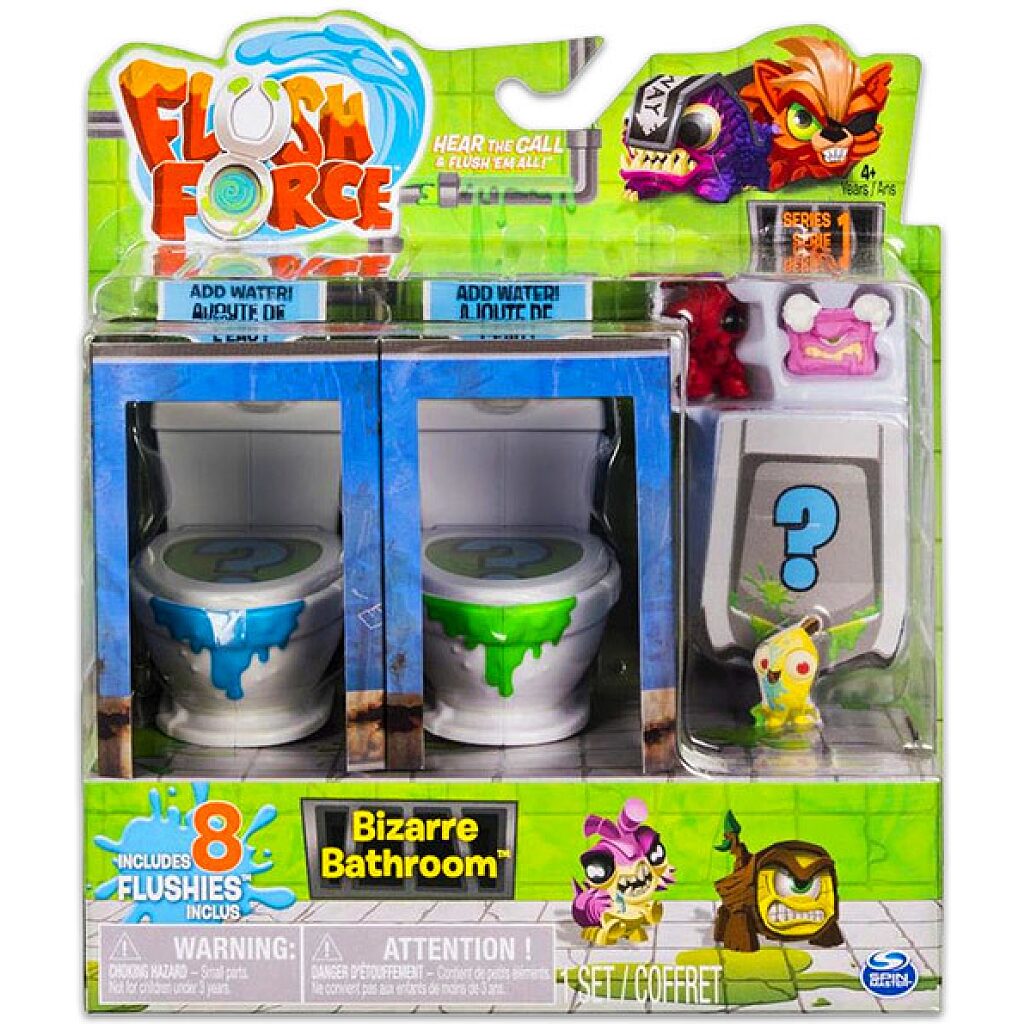 Flush Force: Bűzös WC játékszett 8 darab figurával - többféle - 1. Kép