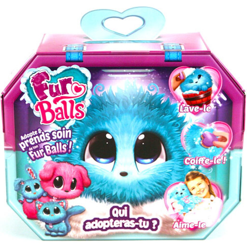 Fur Balls: meglepetés állatka - aqua színű - 1. Kép