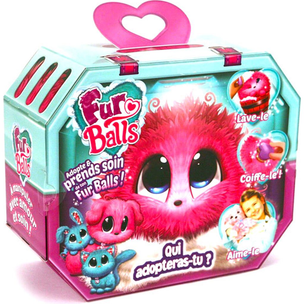 Fur Balls: meglepetés állatka - rózsaszín - 1. Kép