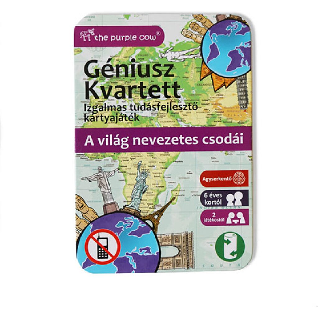 Géniusz Kvartett - A Világ nevezetes csodái kártyajáték - 1. Kép