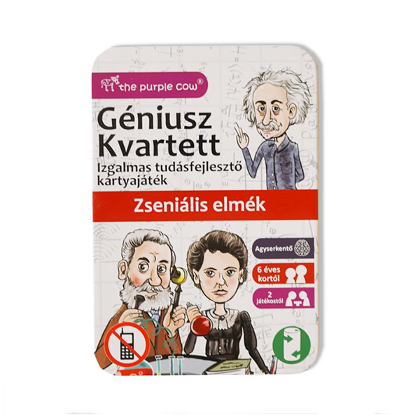 Géniusz Kvartett - Zseniális elmék kártyajáték - 1. Kép
