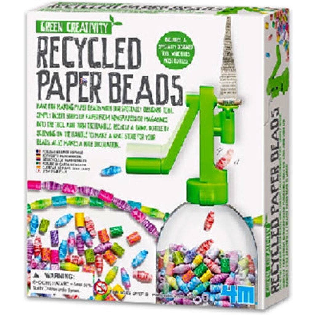 Green Creativity: Papír újrahasznosító gyöngykészítő készlet - 1. Kép