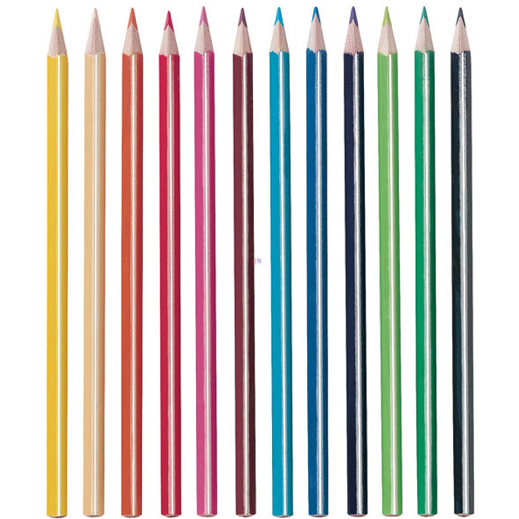 Herlitz színes ceruzák - 12 db - háromszögű - 2. Kép