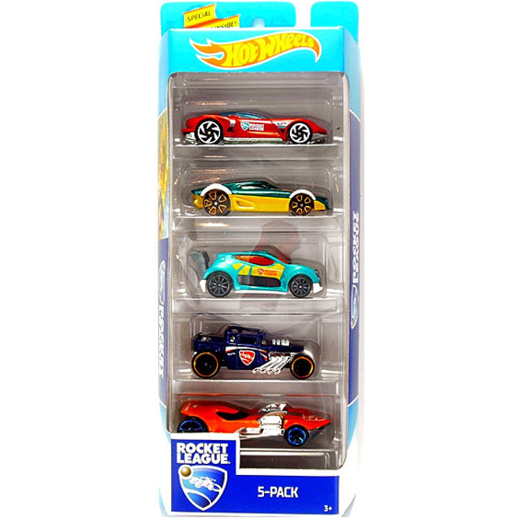 Hot Wheels: 5 darabos kisautó készlet - Rocket League - 1. Kép
