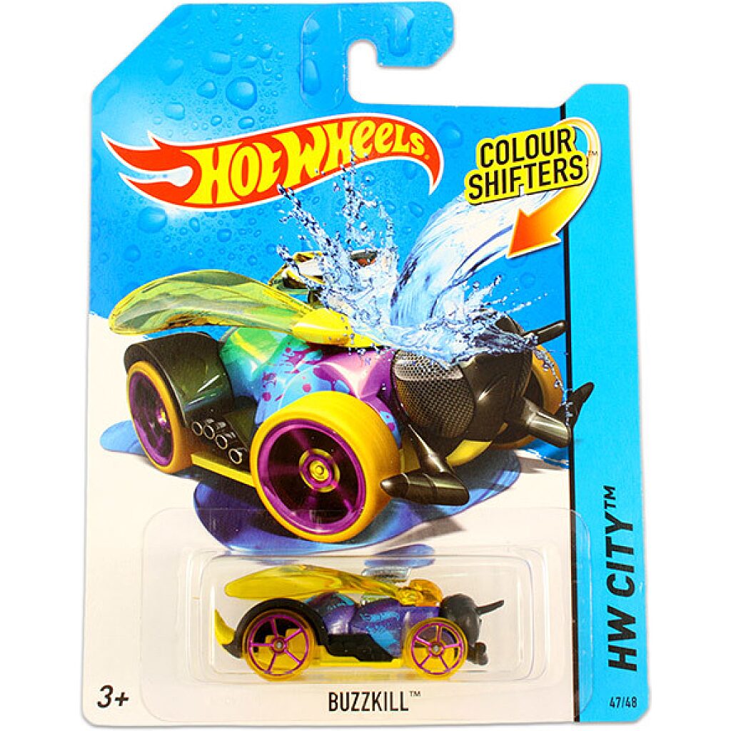 Hot Wheels City: Buzzkill színváltós kisautó - 1. Kép