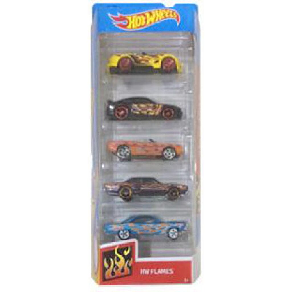 Hot Wheels: Flames - 5 darabos kisautó készlet 2019 - 1. Kép