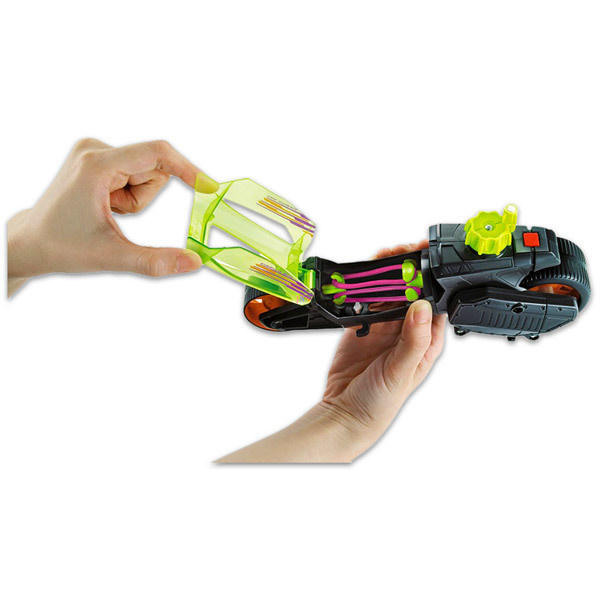 Hot Wheels Speed Winders: Twisted Cycle motor - citromsárga-fekete