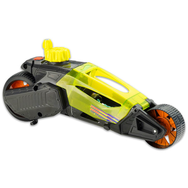 Hot Wheels Speed Winders: Twisted Cycle motor - citromsárga-fekete