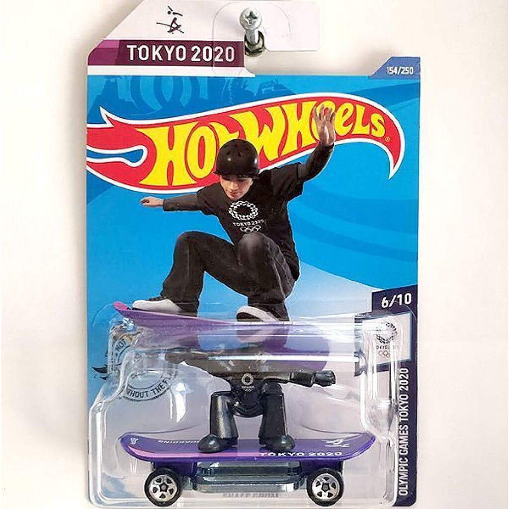 Hot Wheels Tokyo 2020: Skate Grom gördeszkás - 1. Kép
