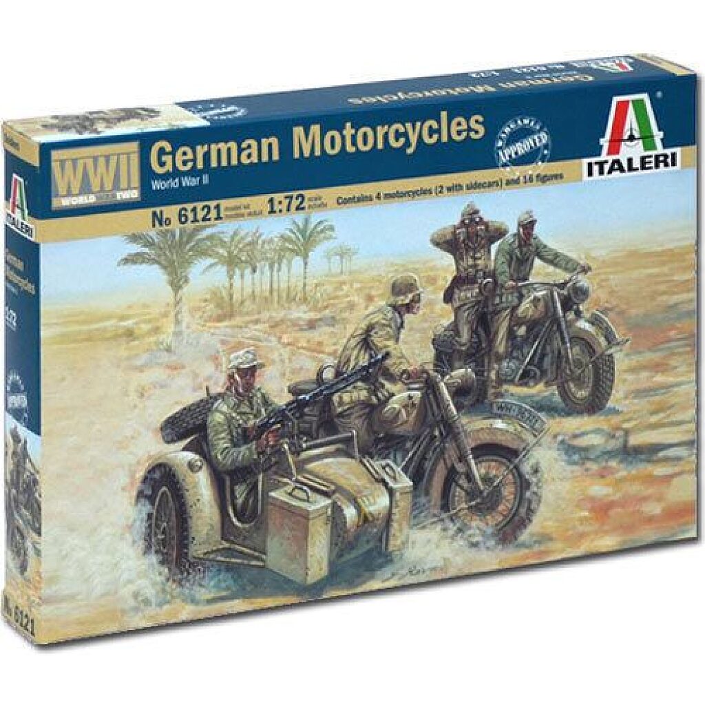 ITA 1:72 WWII- GERMAN MOTORCYC - 2. Kép