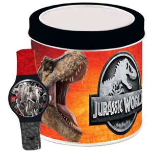 Jurassic World: karóra fém díszdobozban Fekete-Piros - 1. Kép