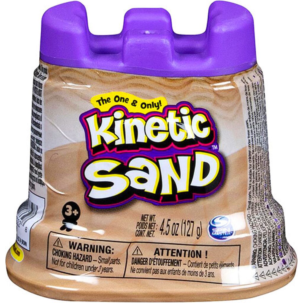 Kinetikus homok: csillogó homok tégelyben - világos barna