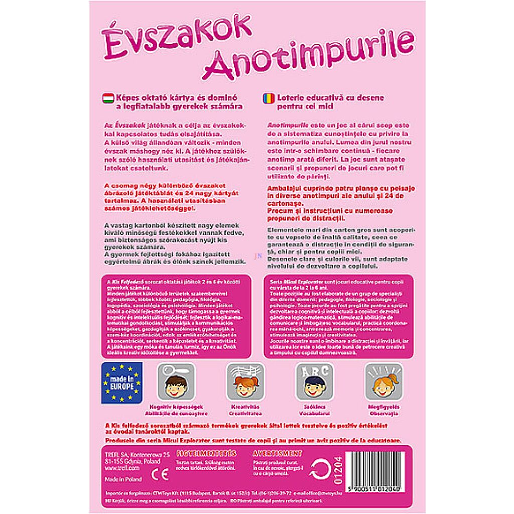 Kis felfedező oktatójáték - Évszakok - 3. Kép